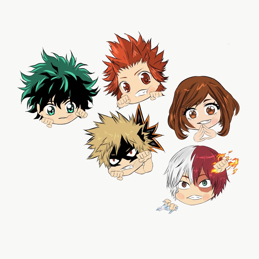 MHA Class 1A Chibi Wallpapers - Wallpaper Cave