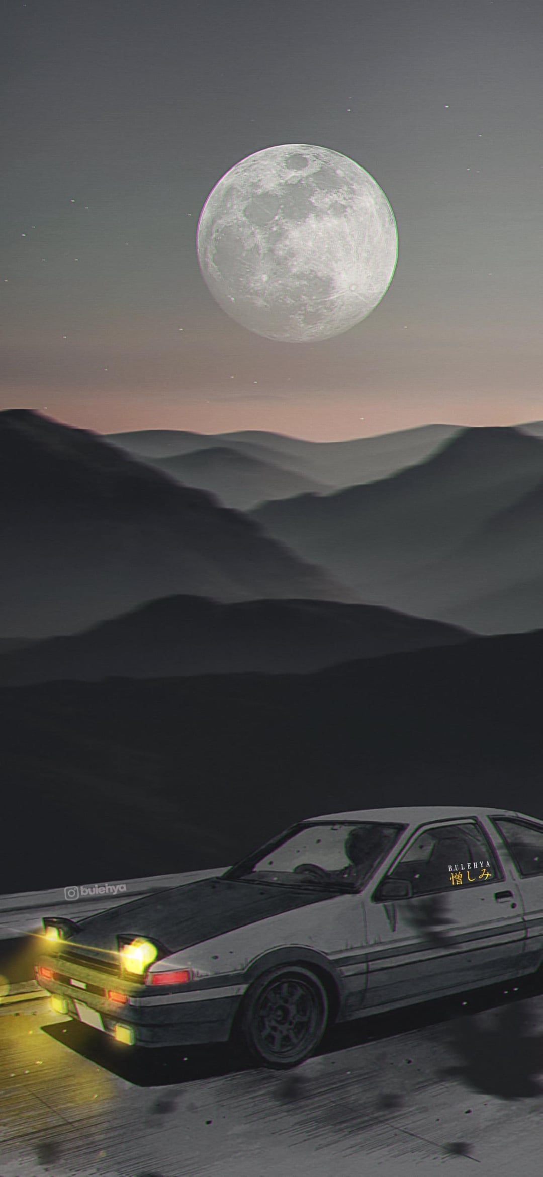 iPhone Initial D Wallpaper 1290x2796