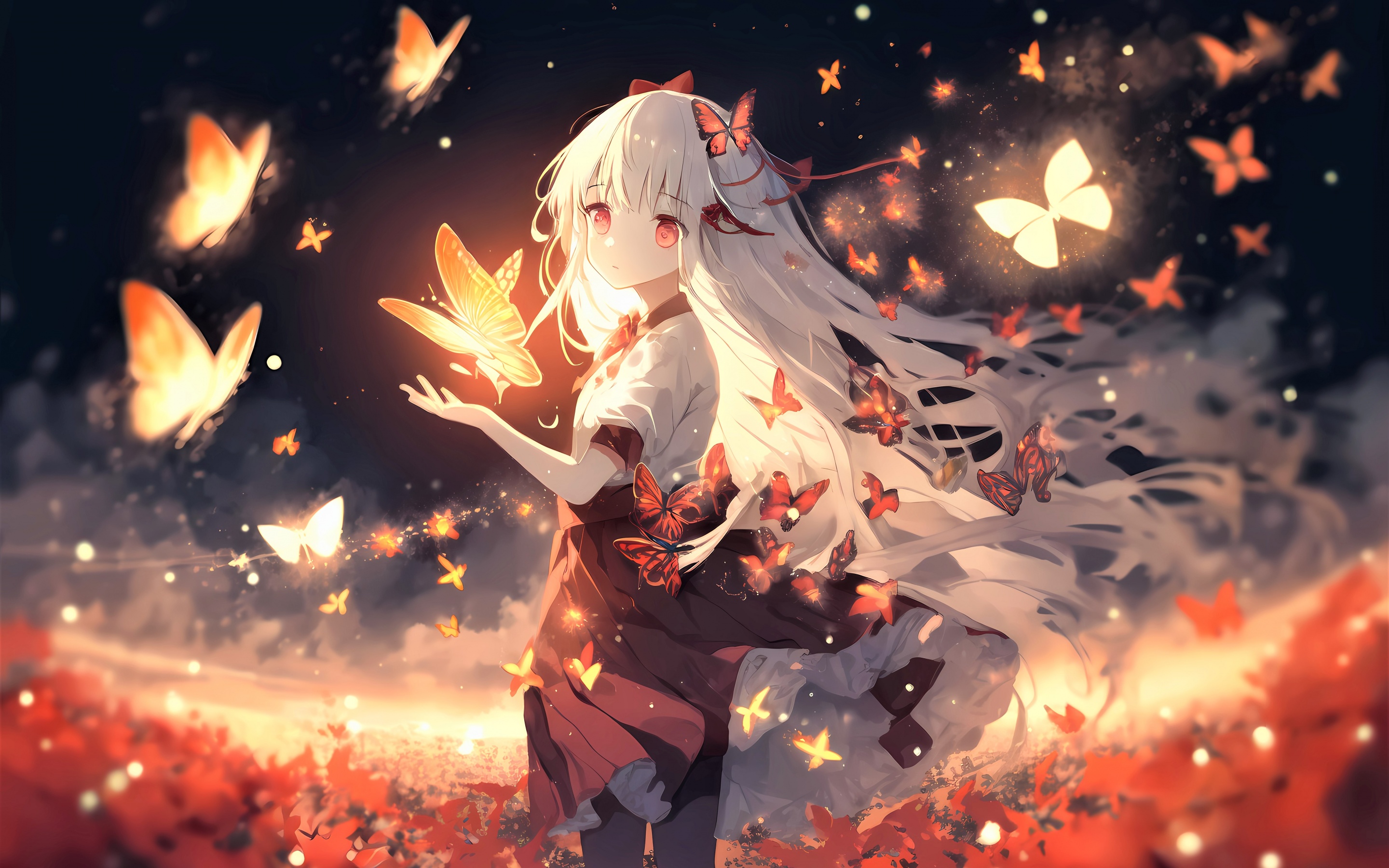 Wallpaper 4K, Surreal, Butterflies, 5K