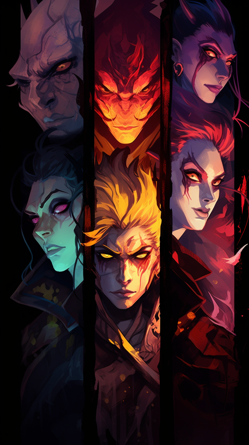 Dark Anime Villains Suspenseful