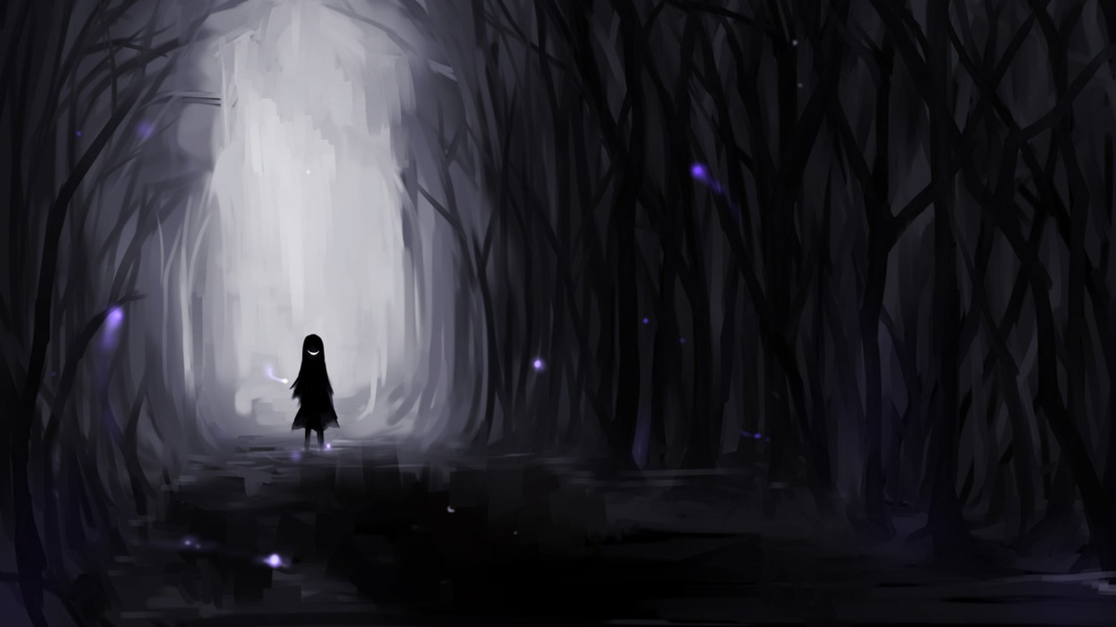 Dark Anime Scenery Wallpaper High