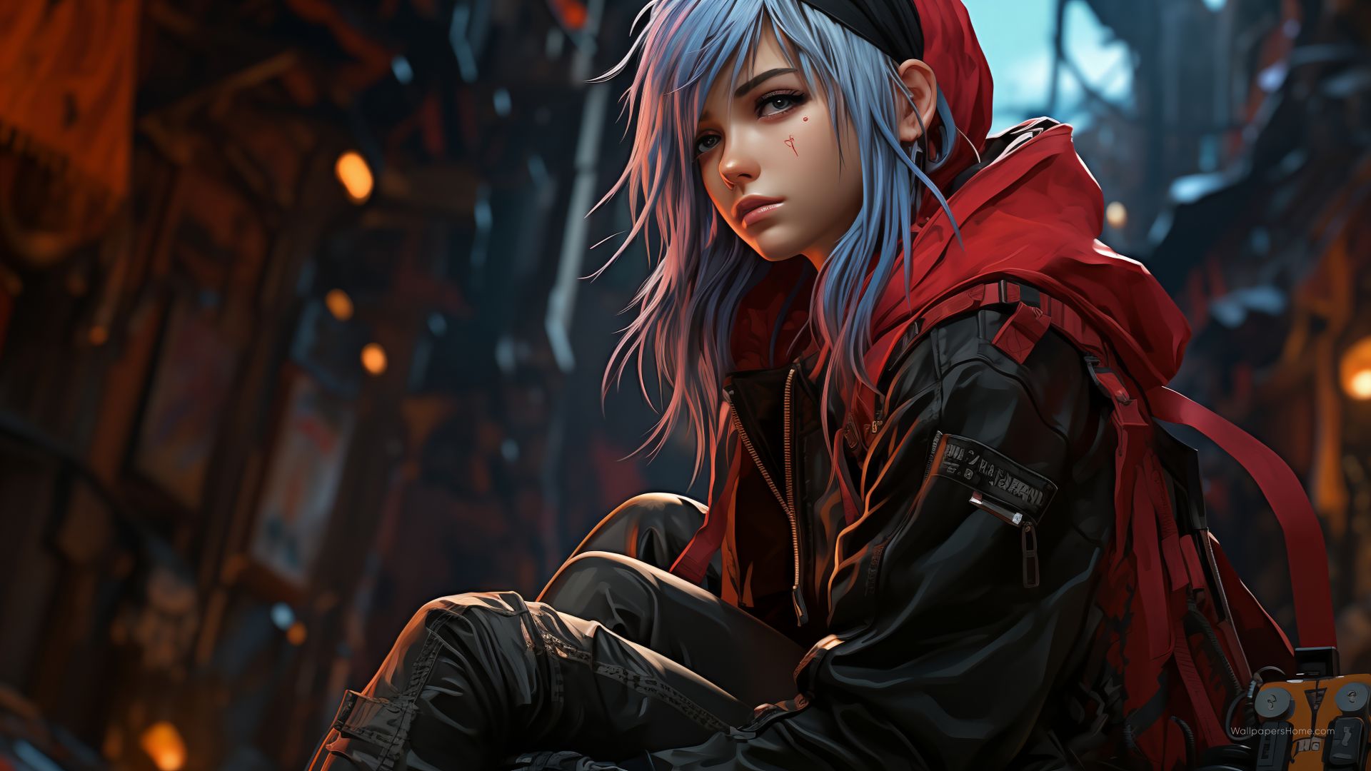 Wallpaper anime girl, 5k, Art