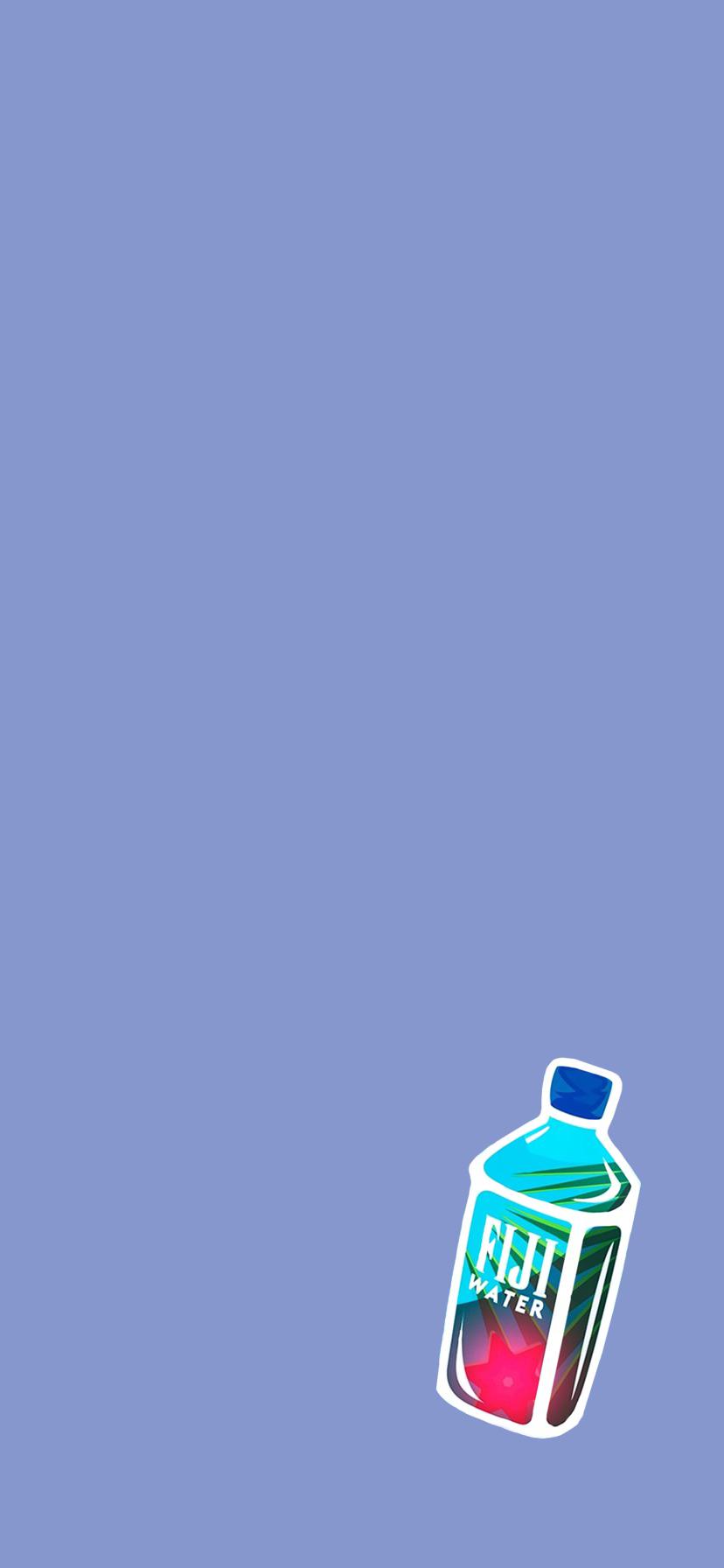 Fiji water and minimalistic art