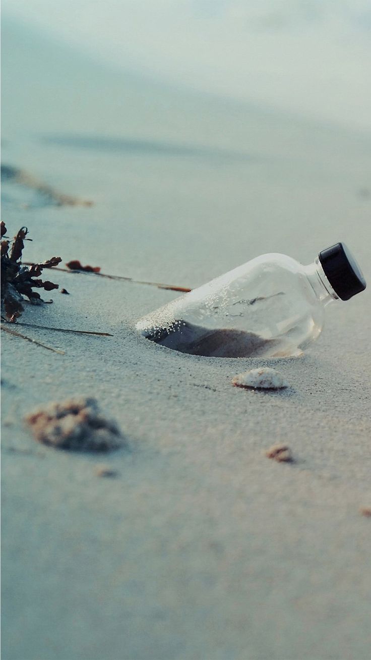 Pure Simple Beach Wish Bottle Landscape