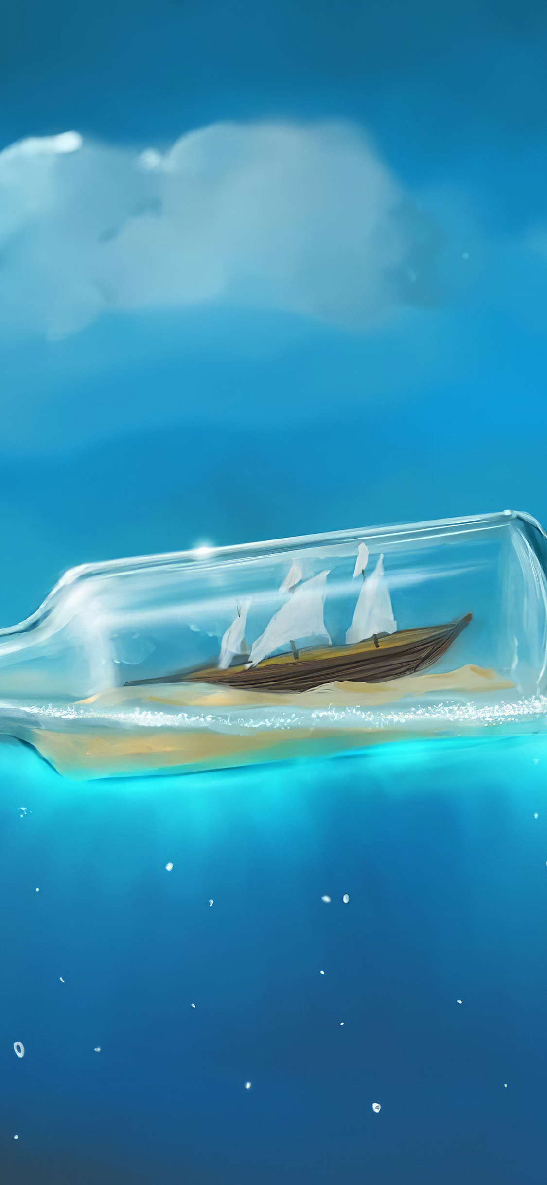 Boat In A Bottle iPhone XS