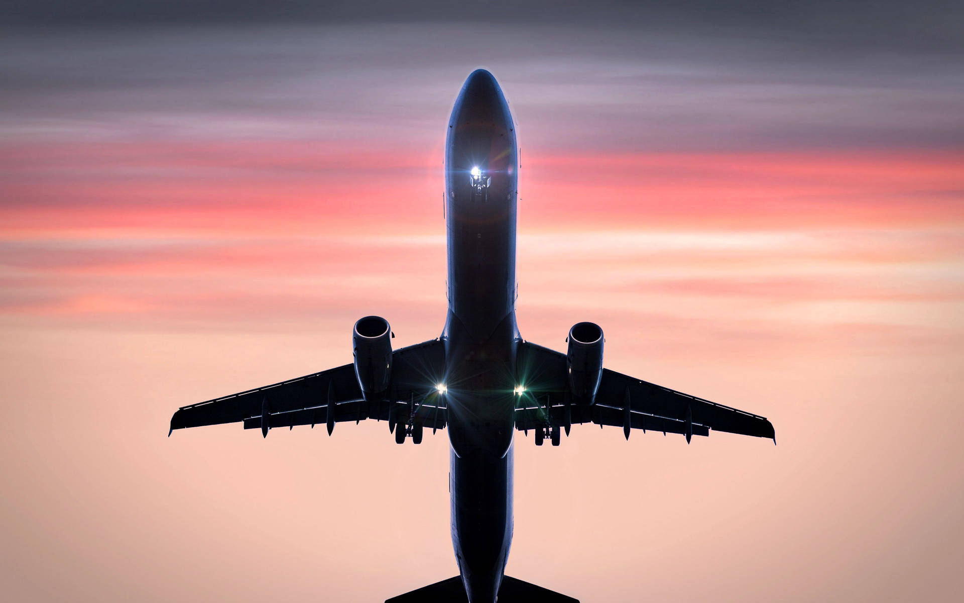 Download free 4k Plane Silhouette