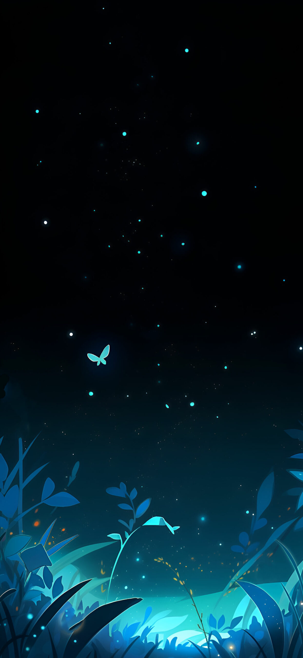 Glowing Grass Wallpaper