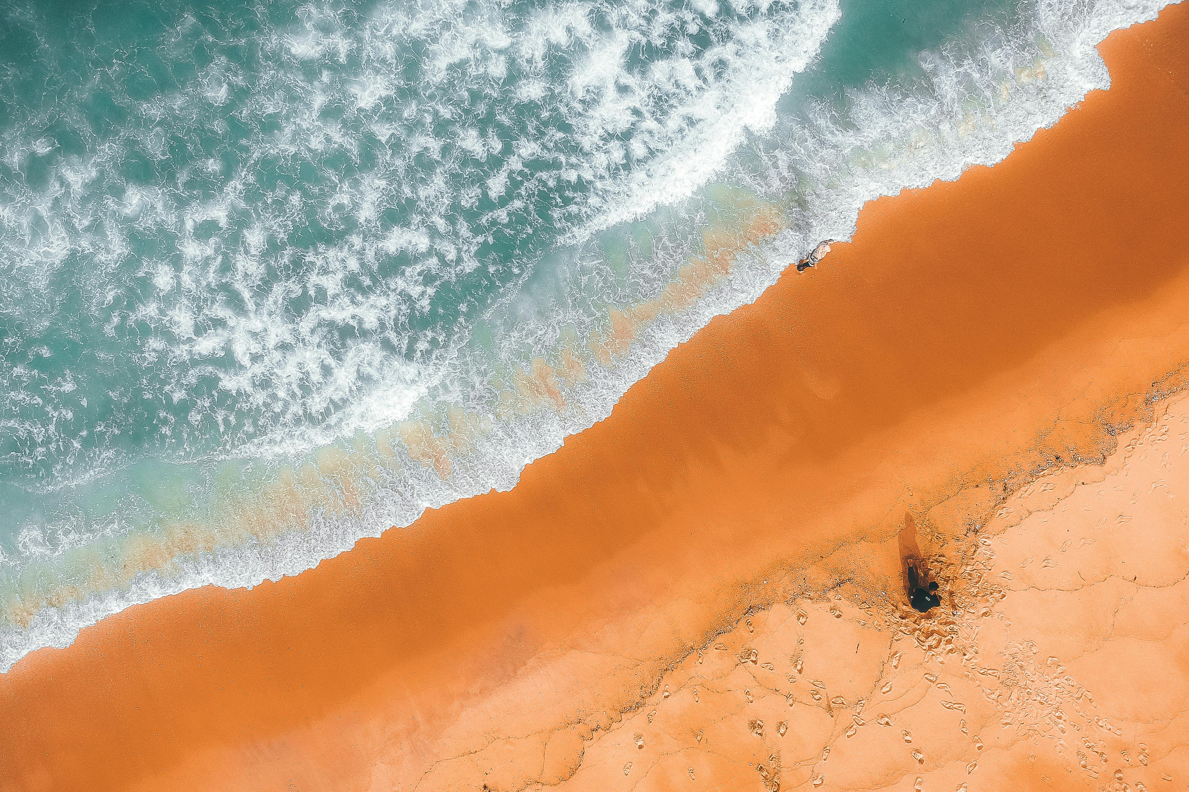 bright sea beach · Free