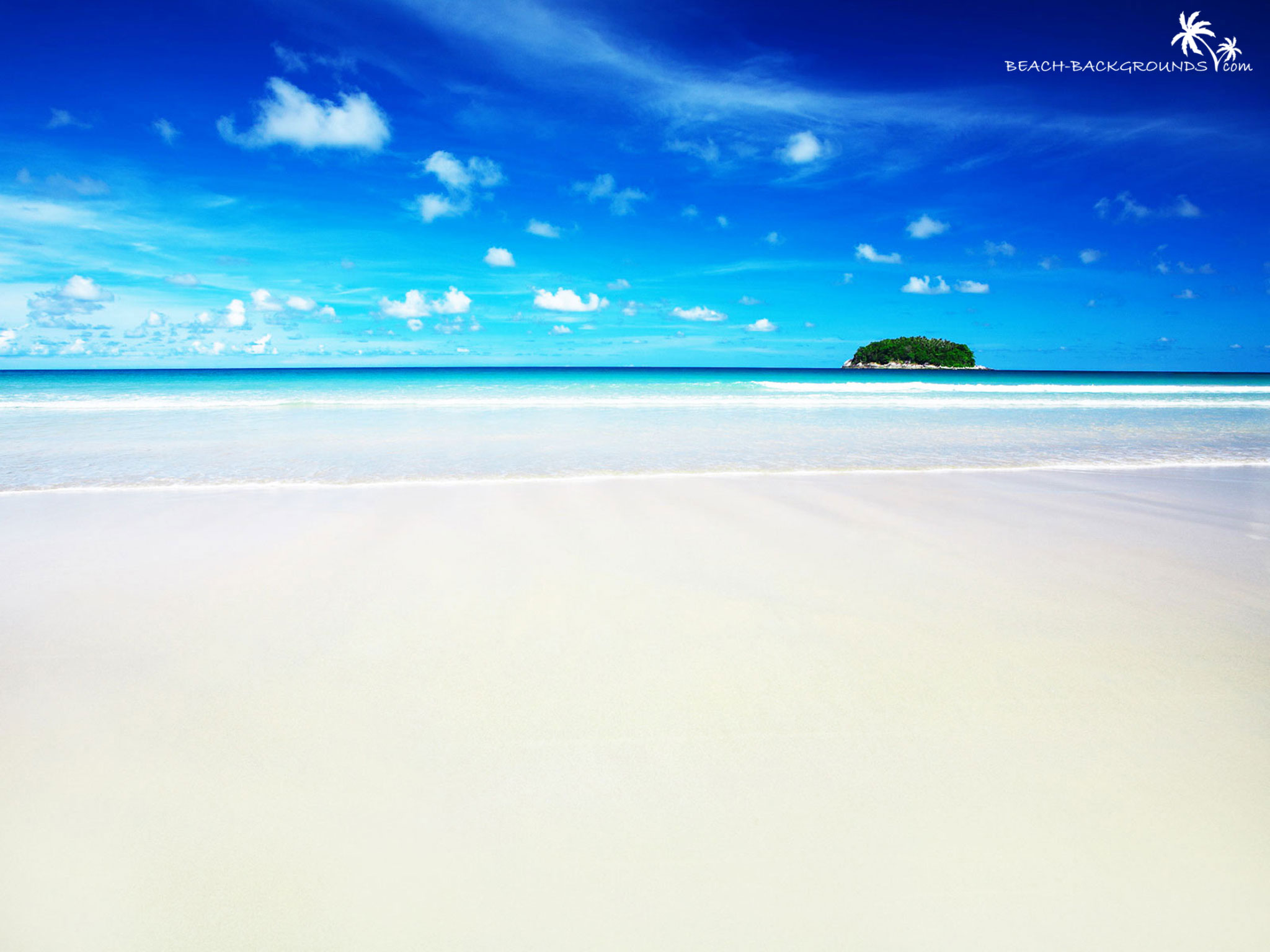 Awesome white sand beach