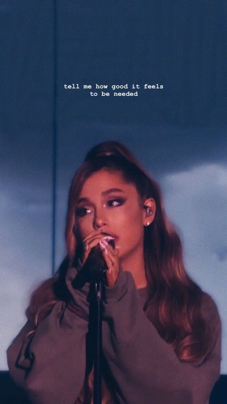 arianagrande #needy #quotes #wallpaper