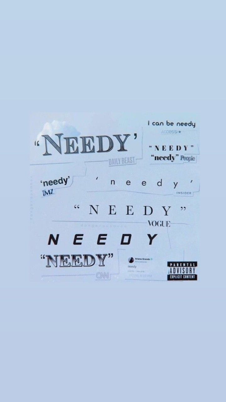ariana grande- needy. Padrões de papel