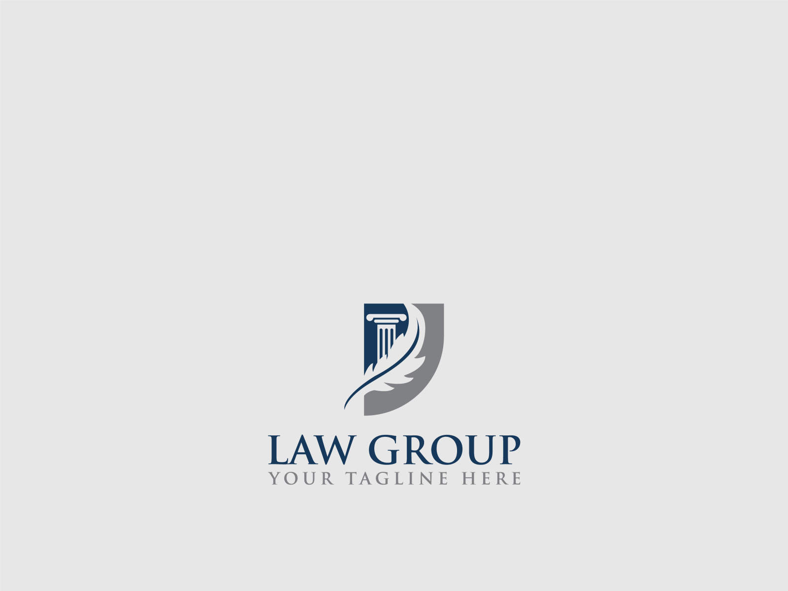 Justice law logo, law office, law firm