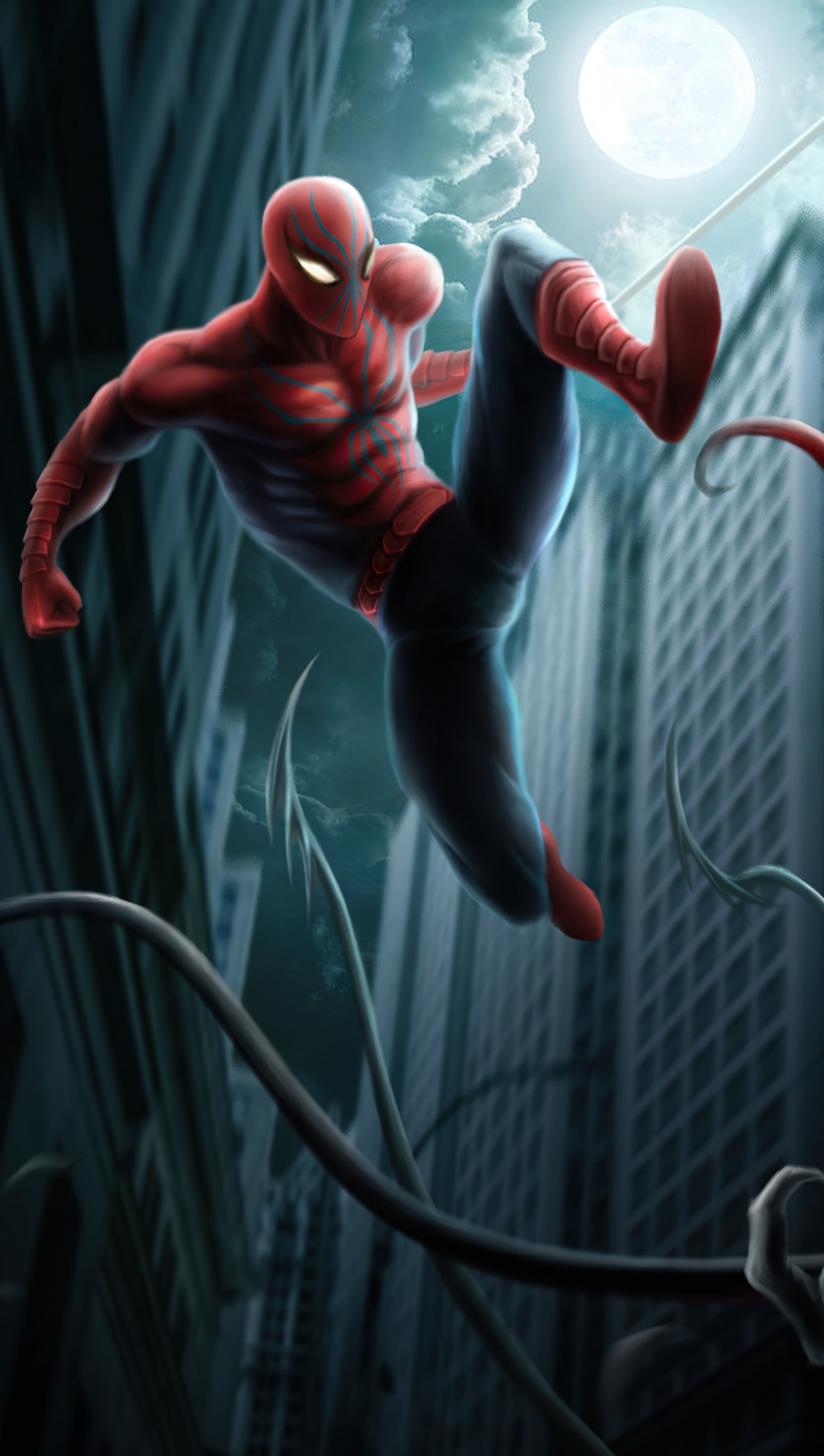 Venom VS Spider Man Wallpaper 5k HD