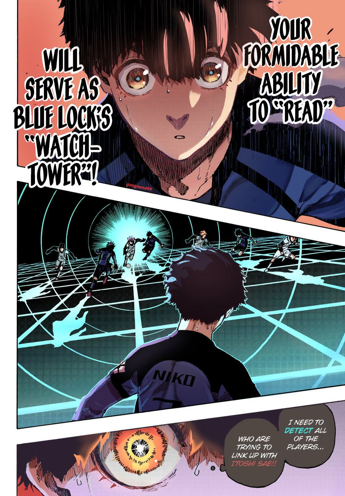 Niko's vision. Blue Lock: Chapter 119