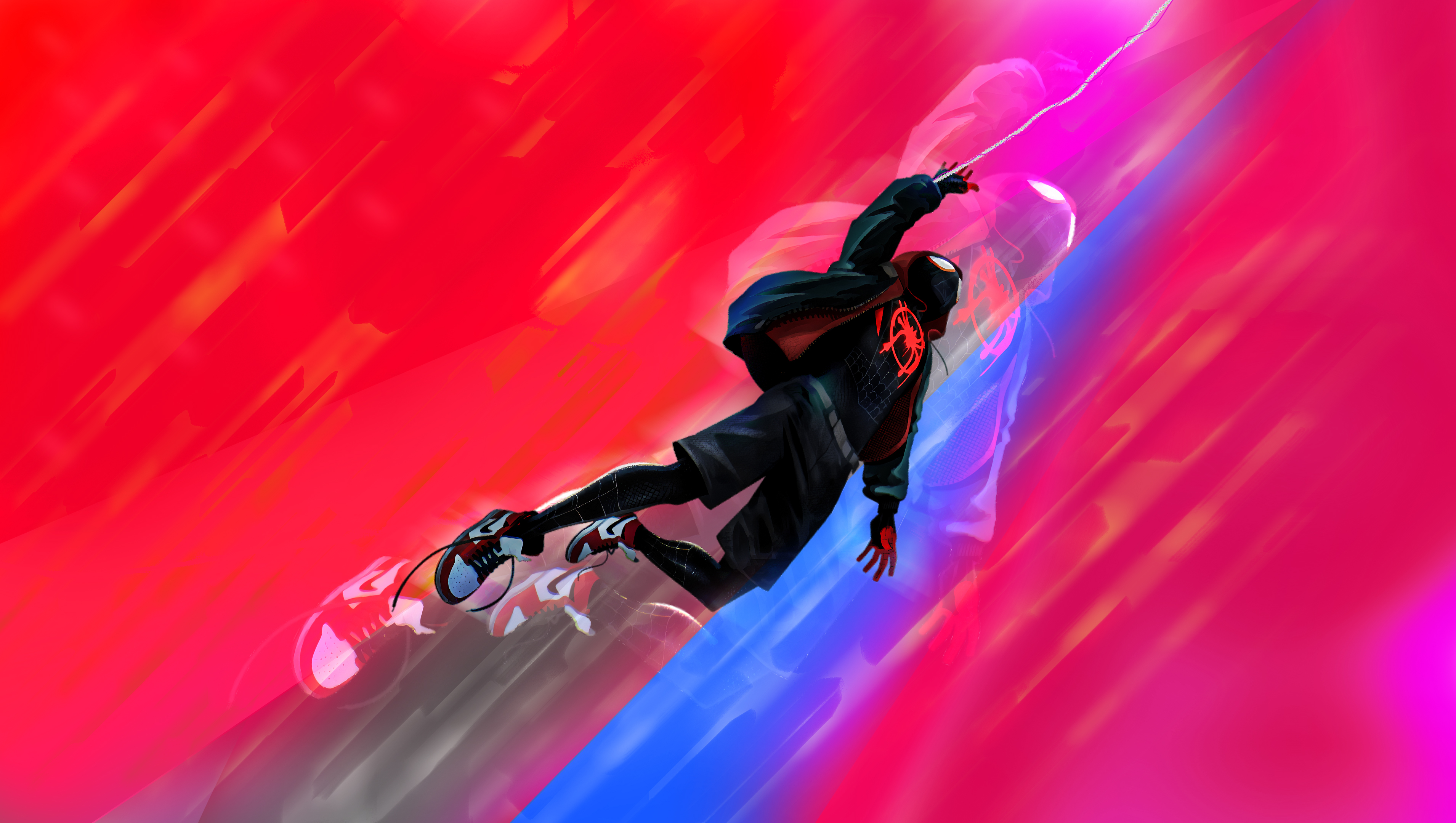 Miles Morales Wallpaper 4K, Spider Man, Marvel Comics