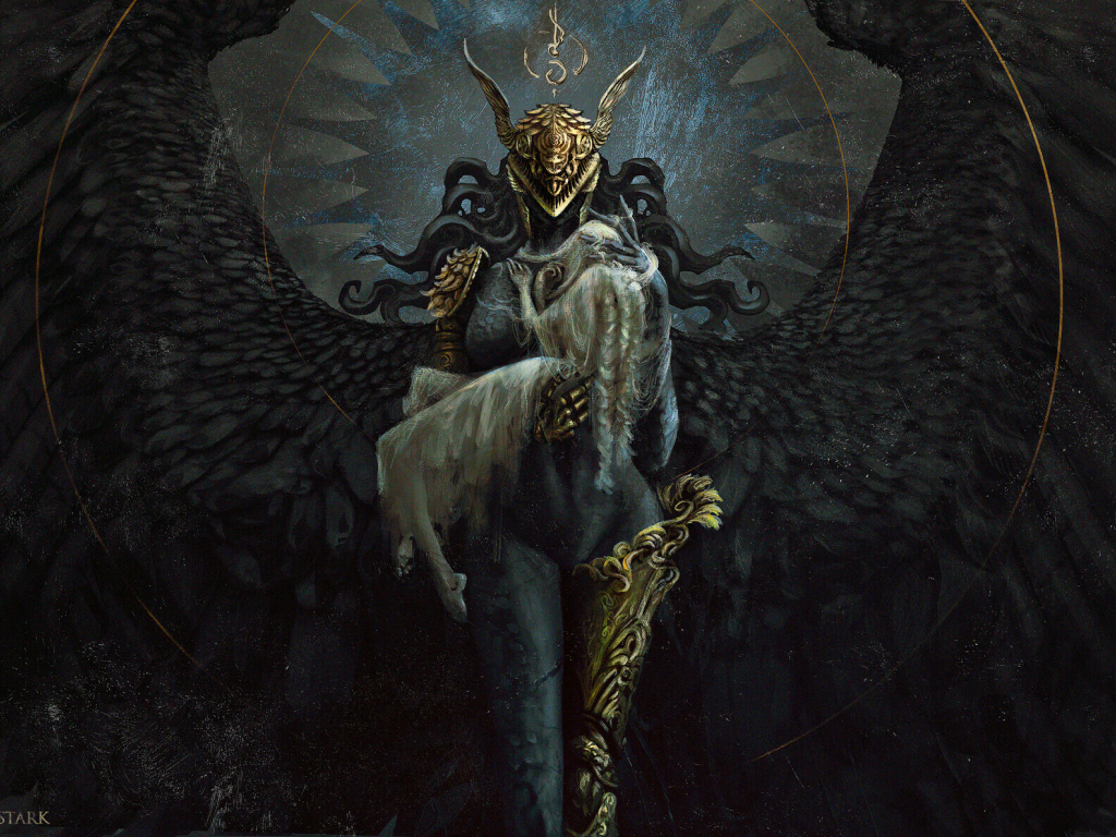 Wallpaper elden ring, black angel, game