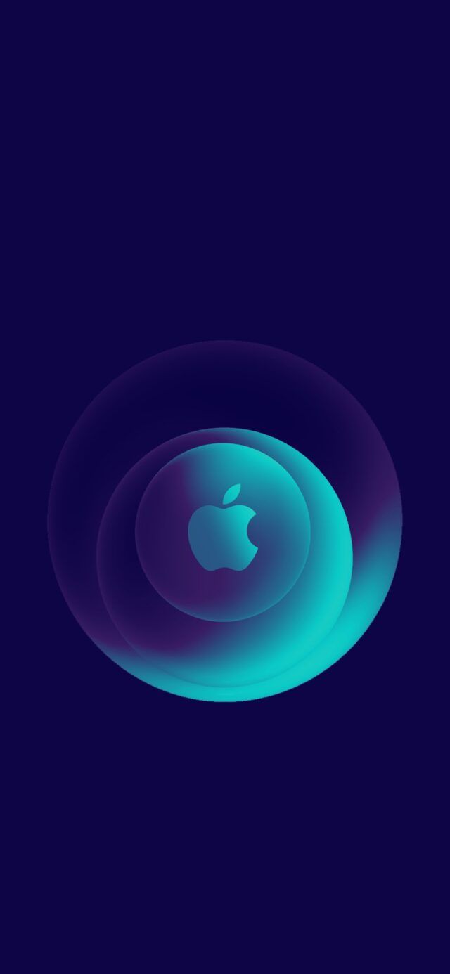 iPhone 12 Wallpaper. Apple logo