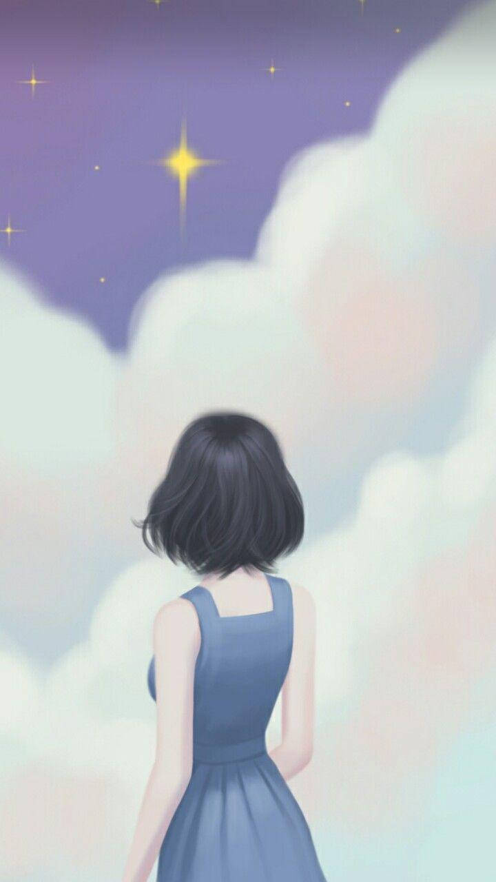 Aesthetic Anime Girl HD Wallpaper