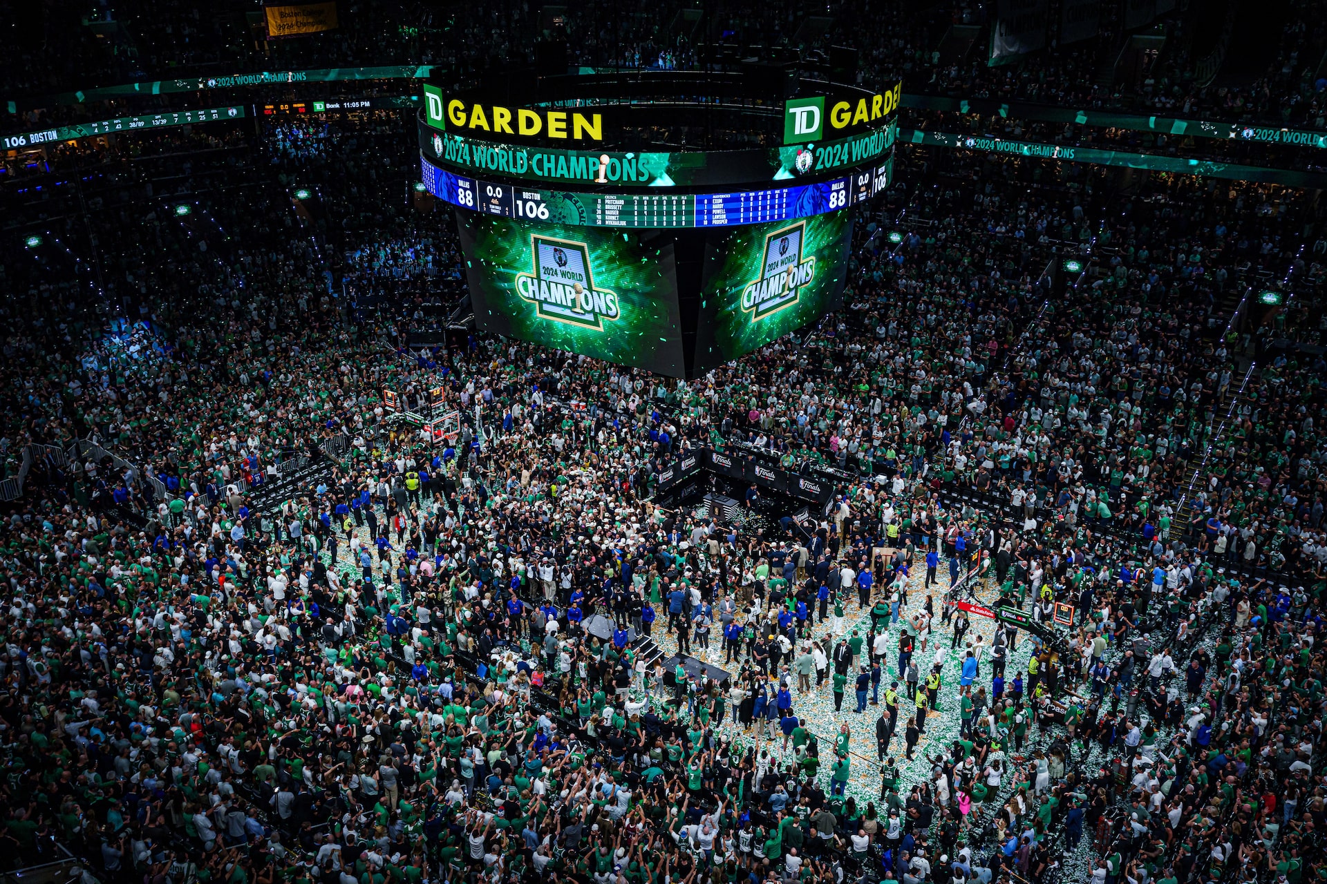In picture: Boston Celtics celebrate NBA championship 18, 2024