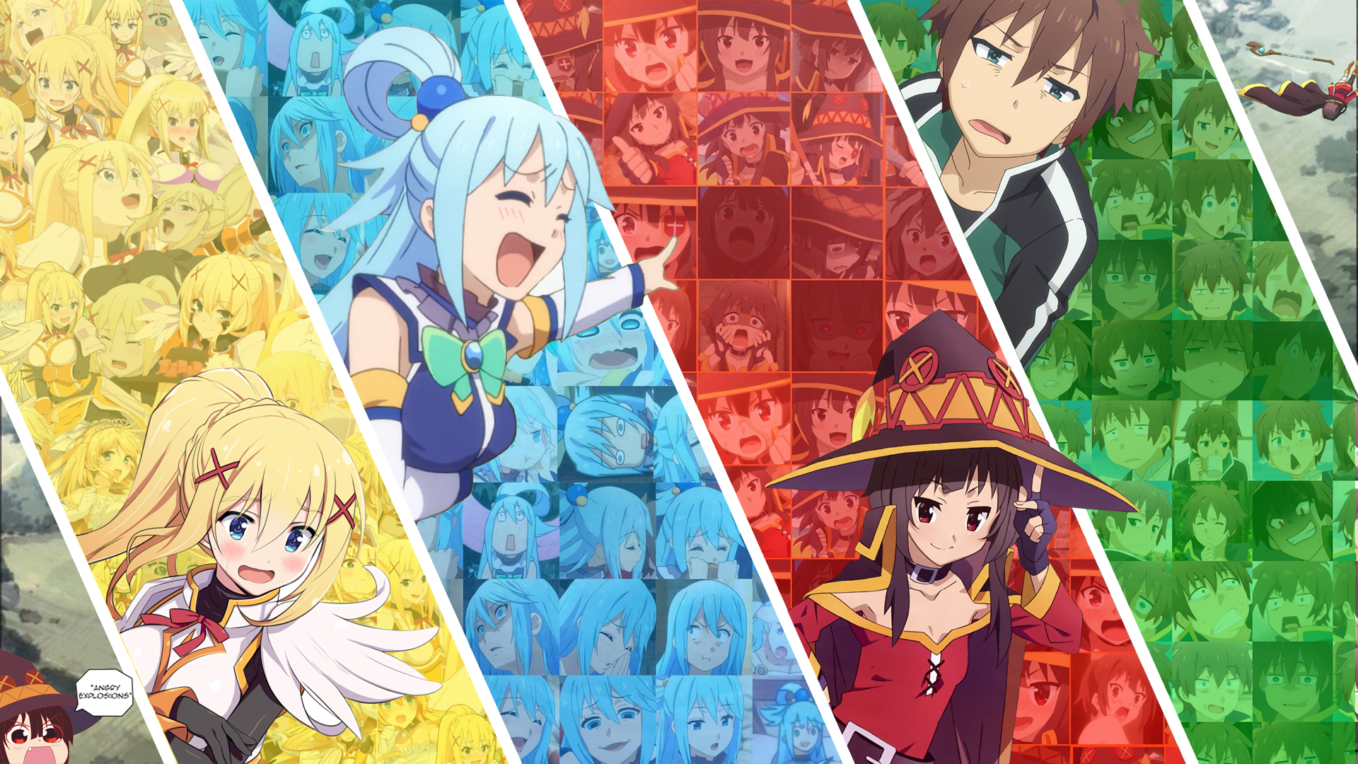 KonoSuba Anime HD Wallpaper featuring