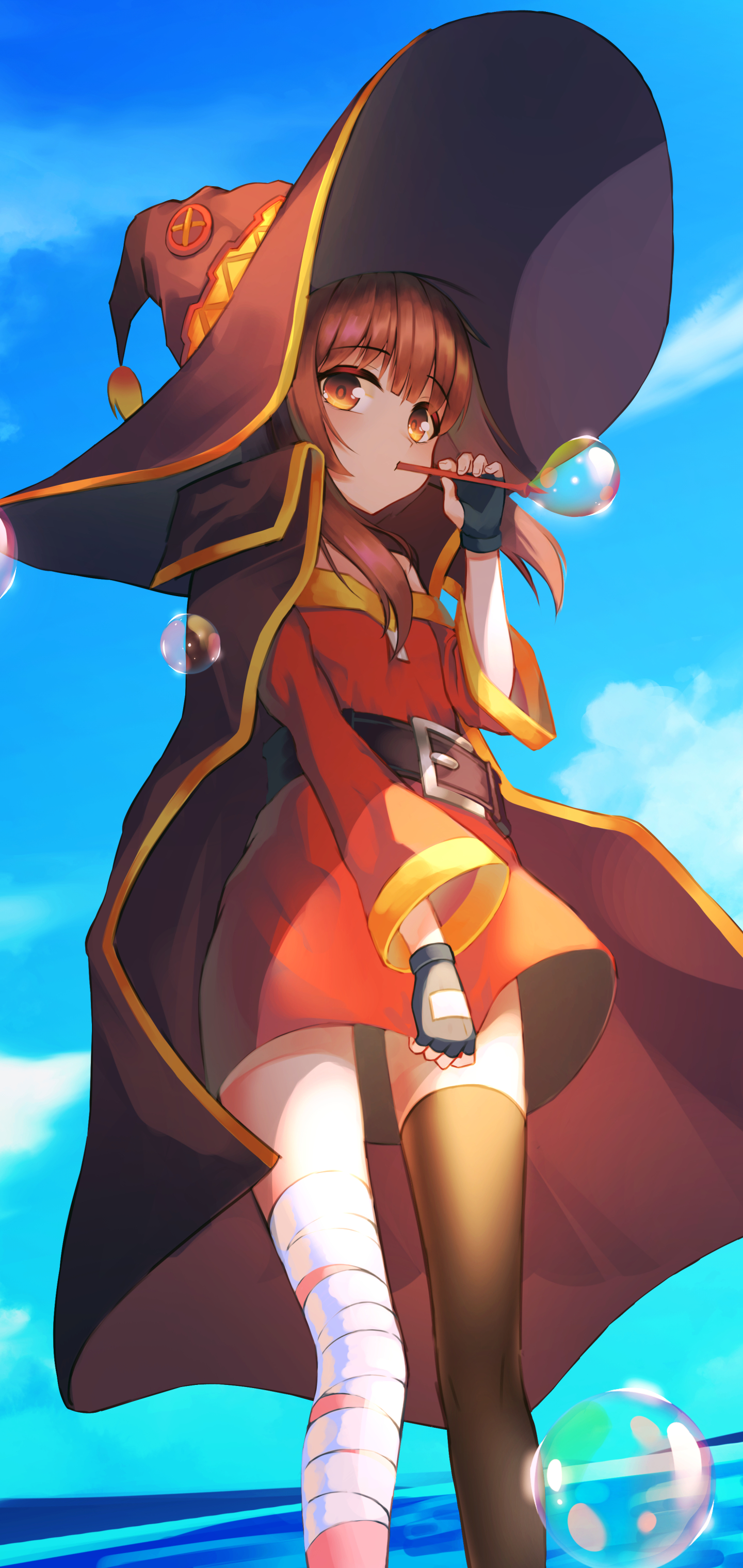 wallpaper: Anime, Cloak, Konosuba