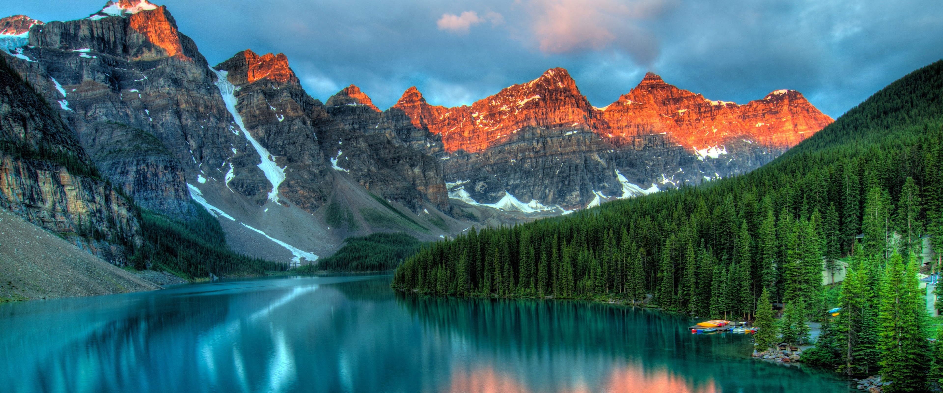 Mountain Lake Forest Landscape Nature