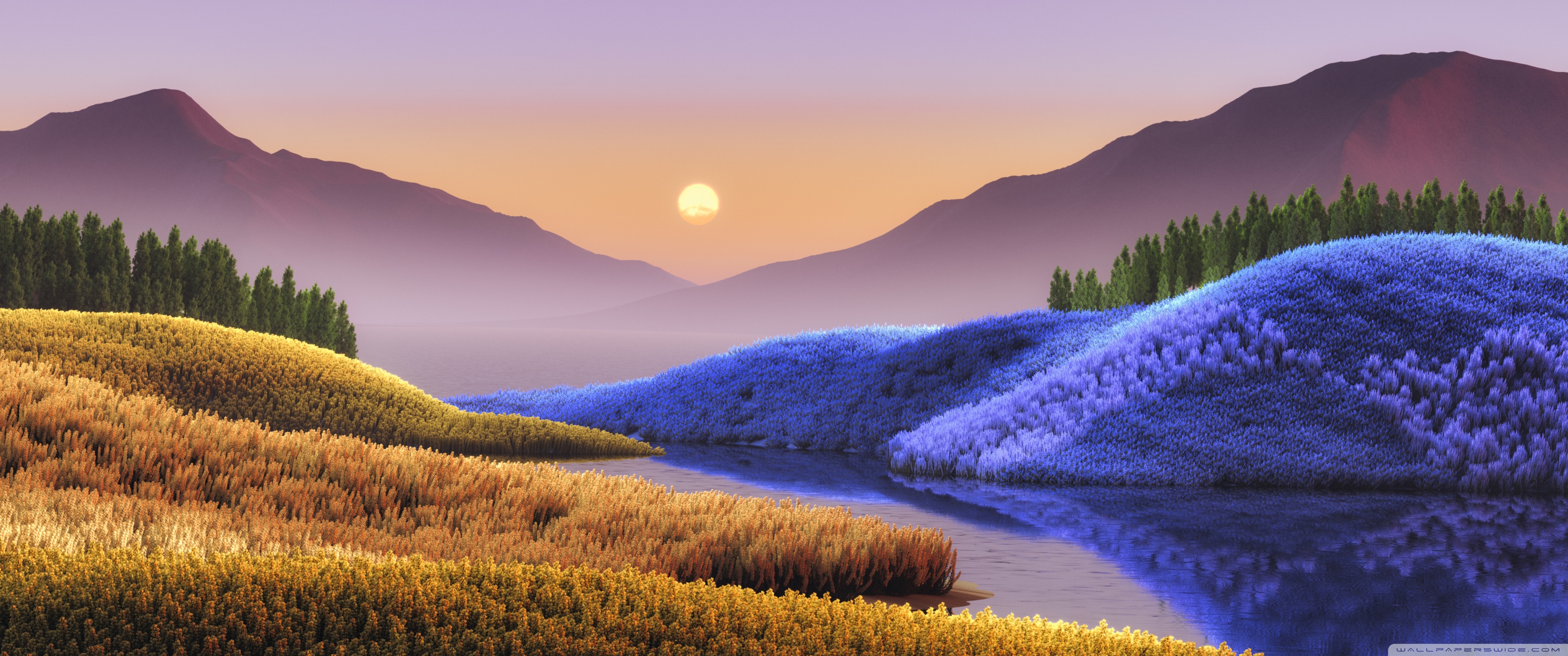 Beautiful 3D Landscape Ultra HD Desktop