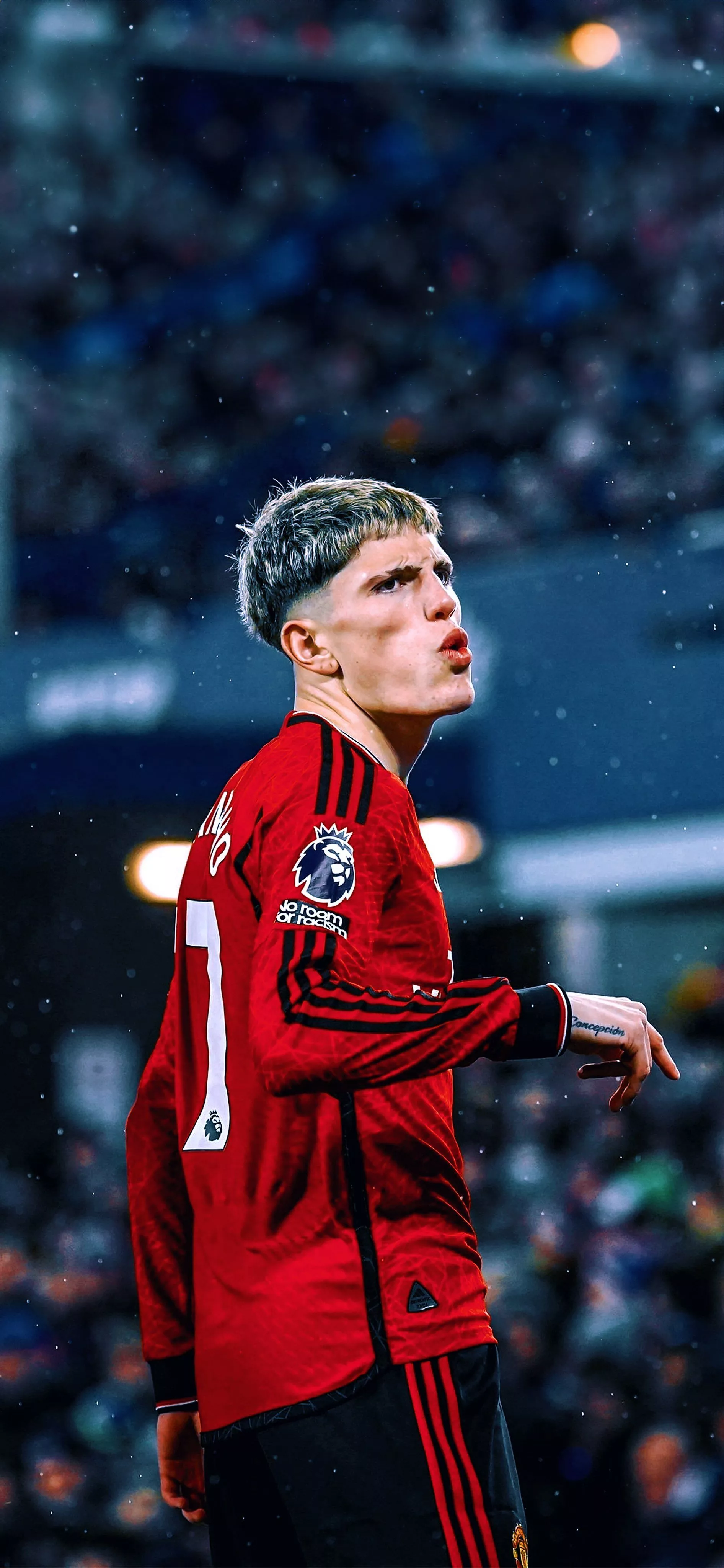 Garnacho goal wallpaper