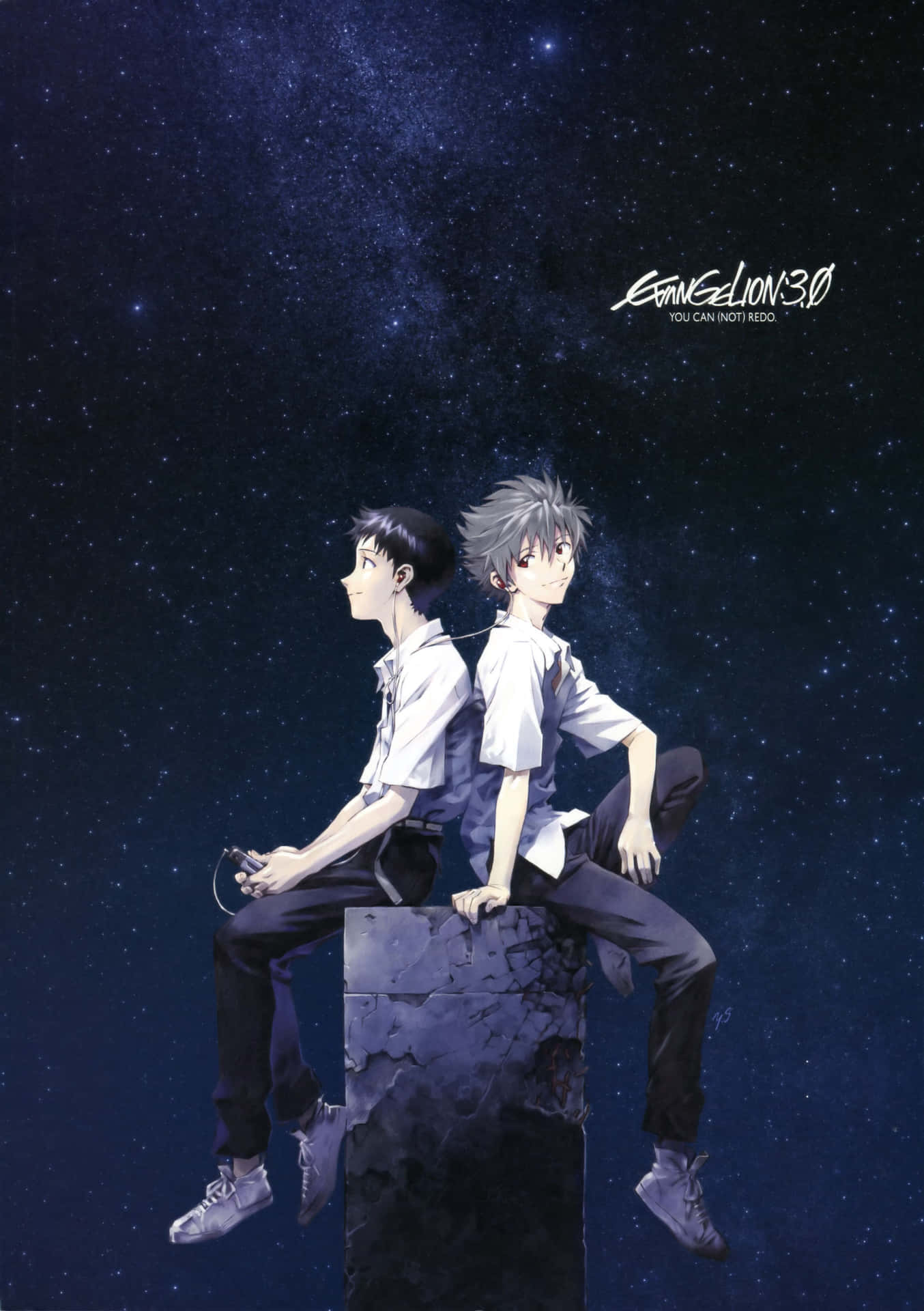 Download Shinji With Kaworu Neon