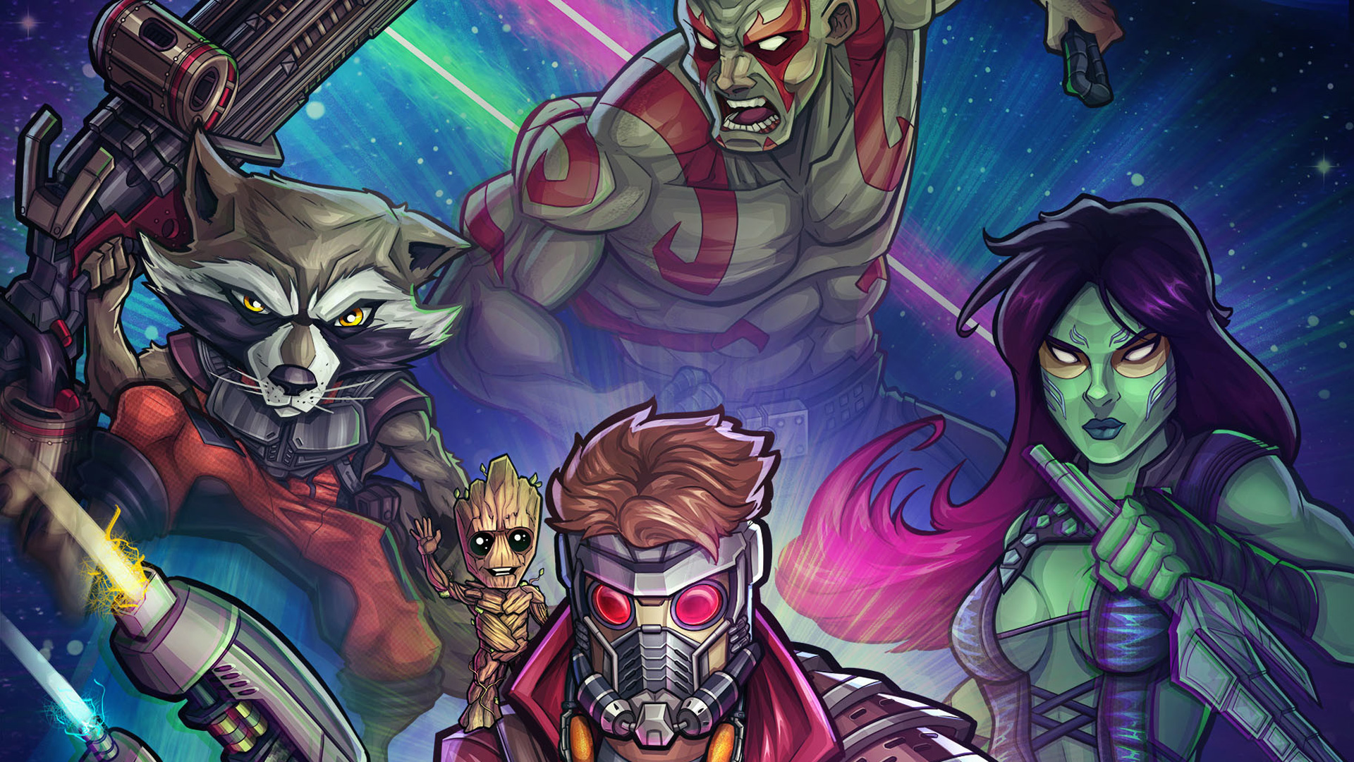 Guardians Of The Galaxy Movie Artwork