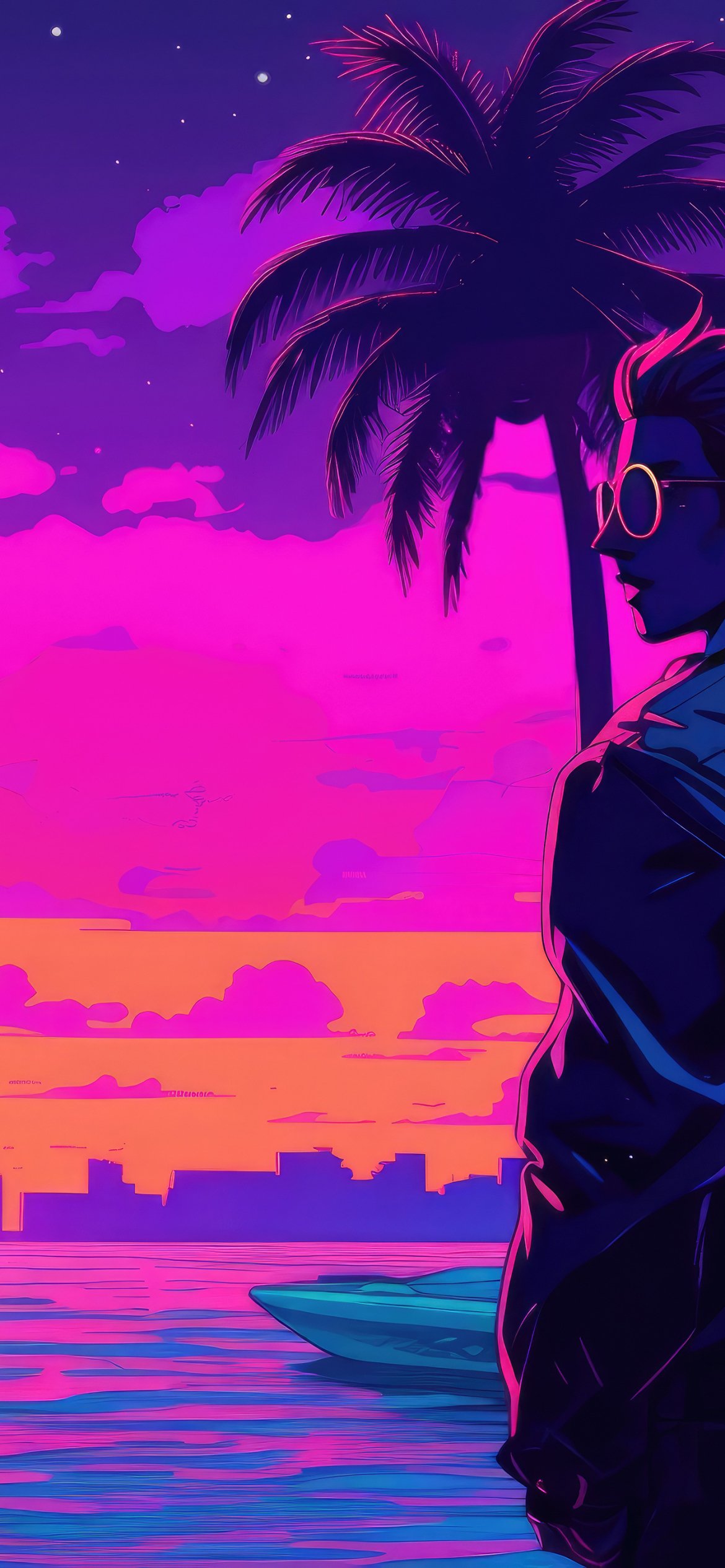 Artistic Vaporwave Phone Wallpaper