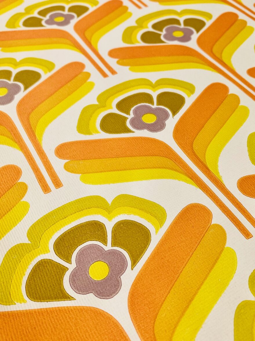 80s Vintage Wallpaper. Vintage