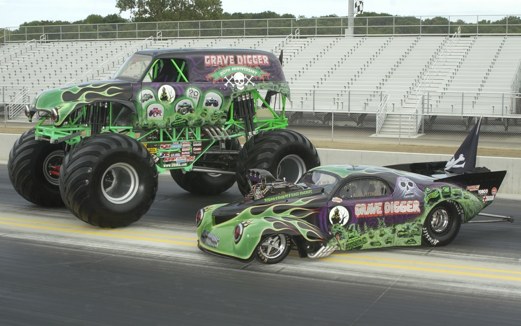 Drag Racing, Grave Digger Truck