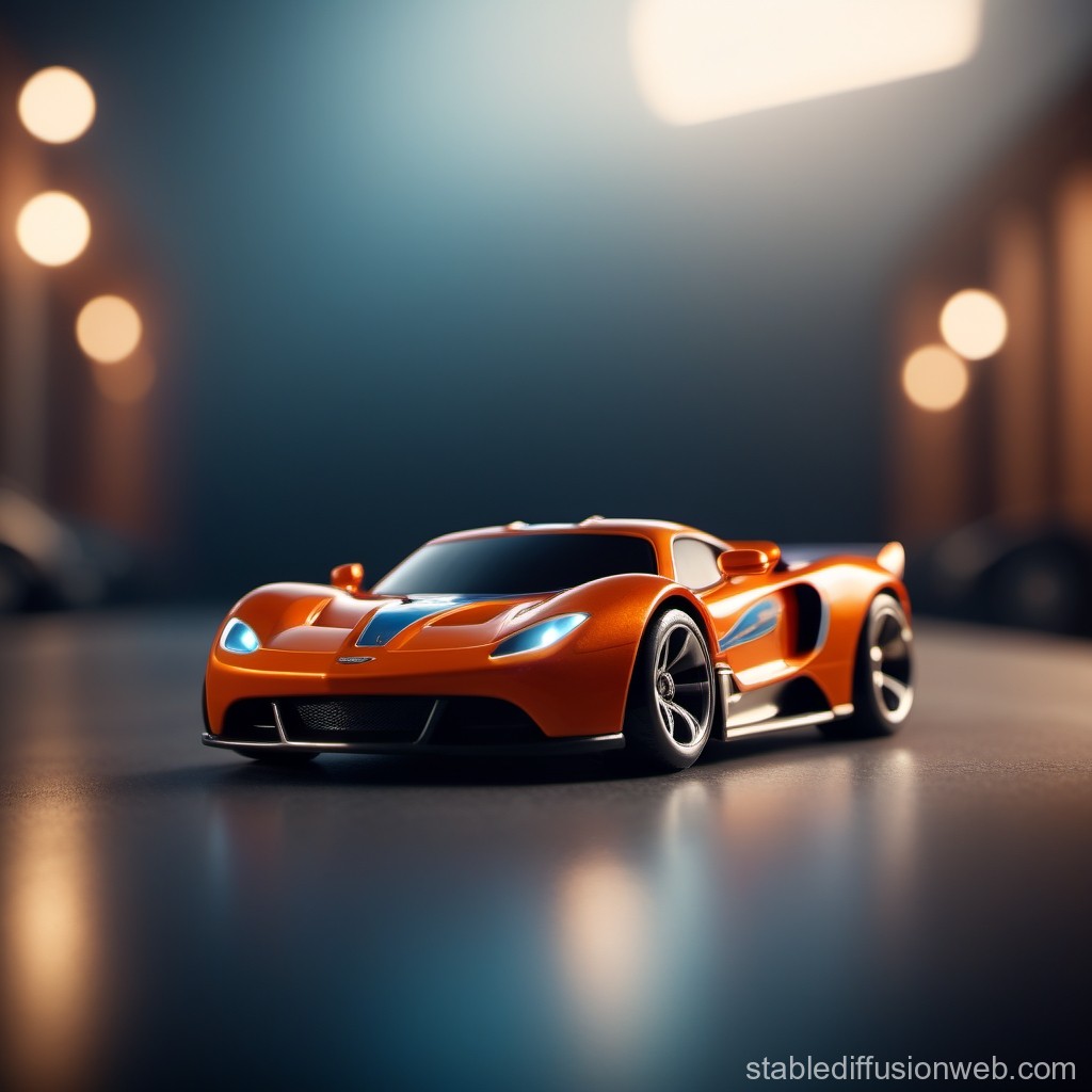 3D Hot Wheels Style Text. Stable