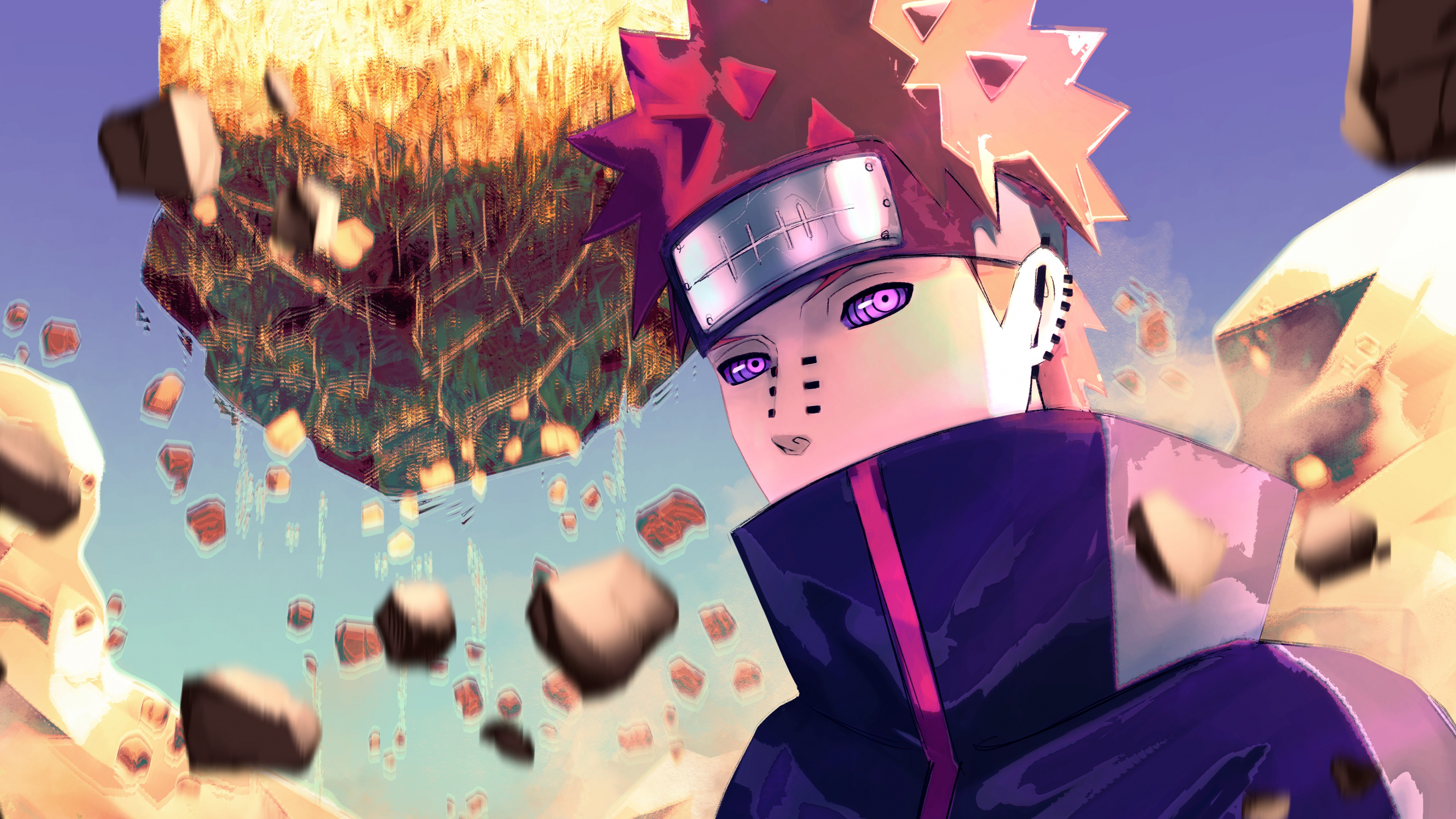 Nagato Wallpaper 4K, Naruto, Pain