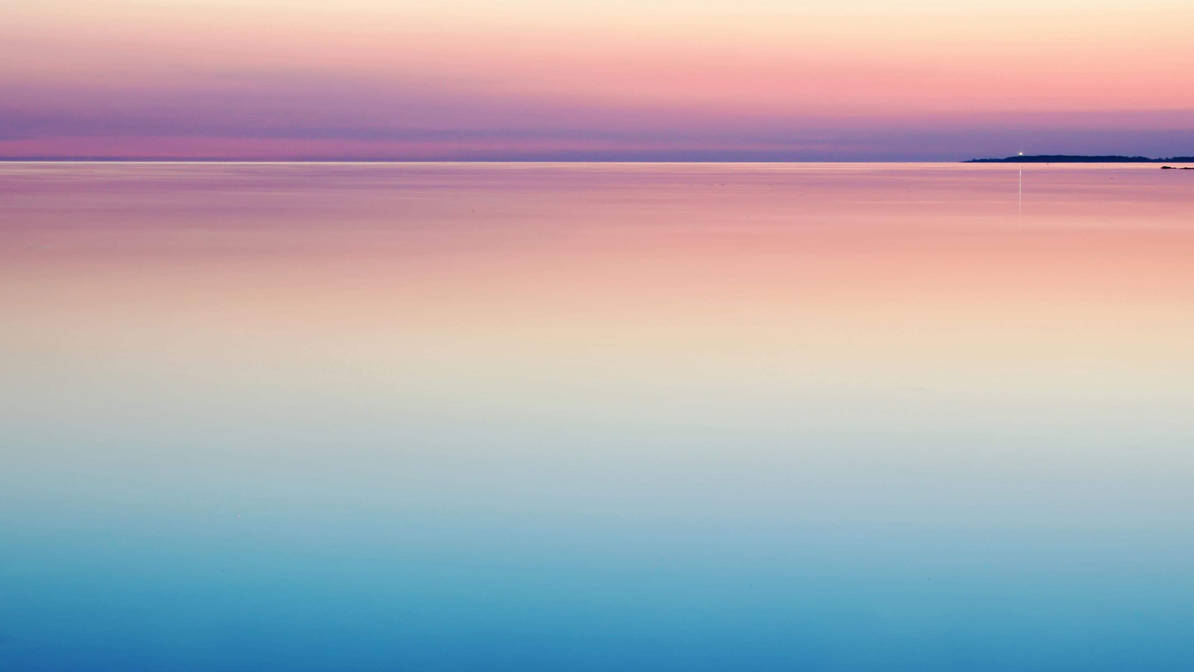 Calm Peaceful Colorful Sea