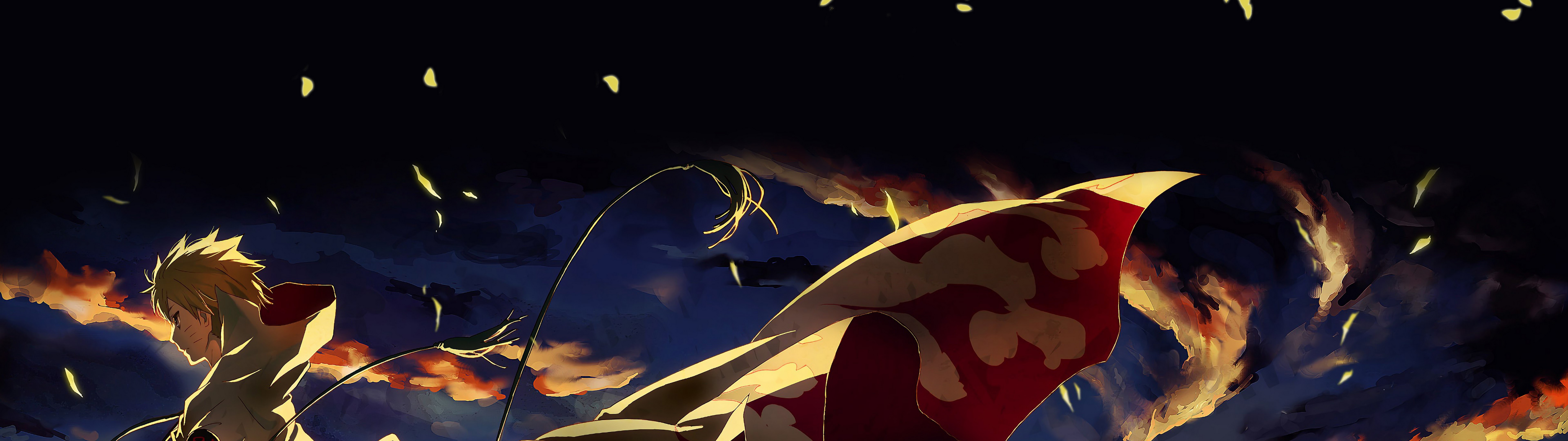 Naruto Uzumaki Sunset Scenery 4K