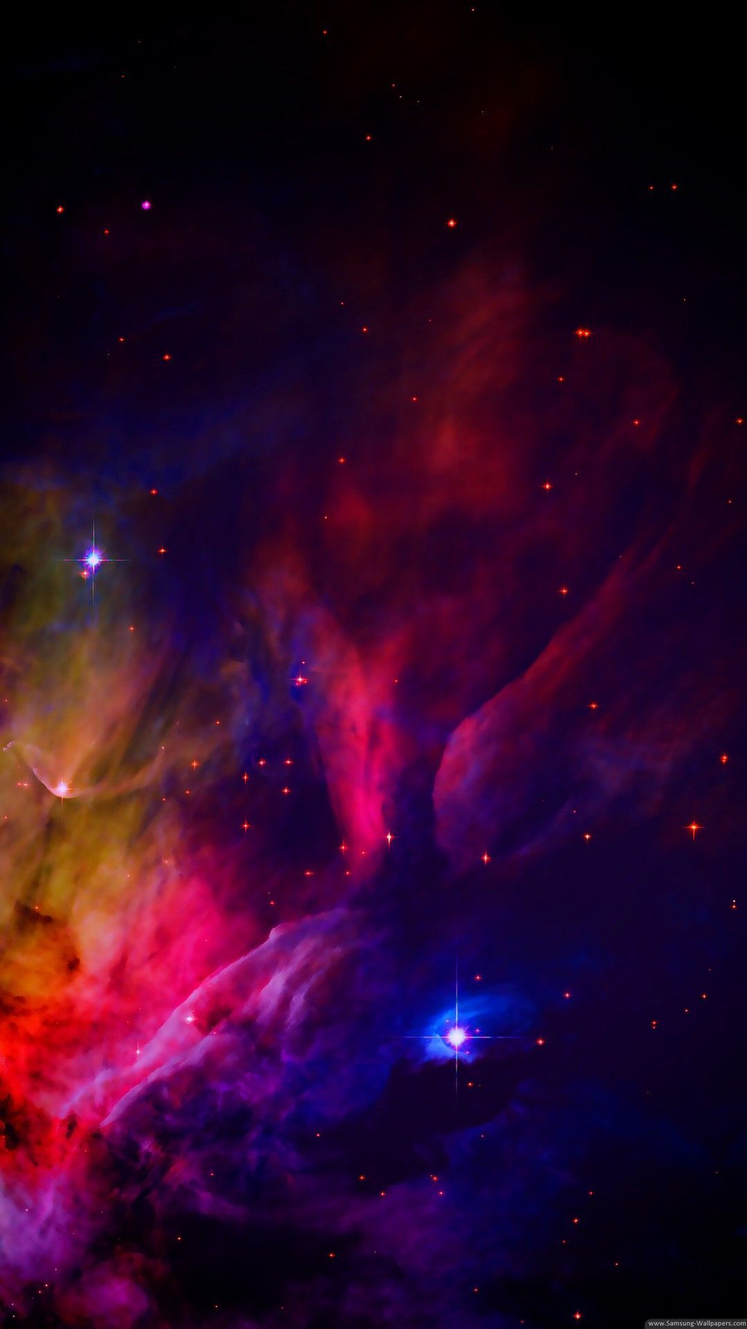 Rainbow galaxy wallpaper. *alien