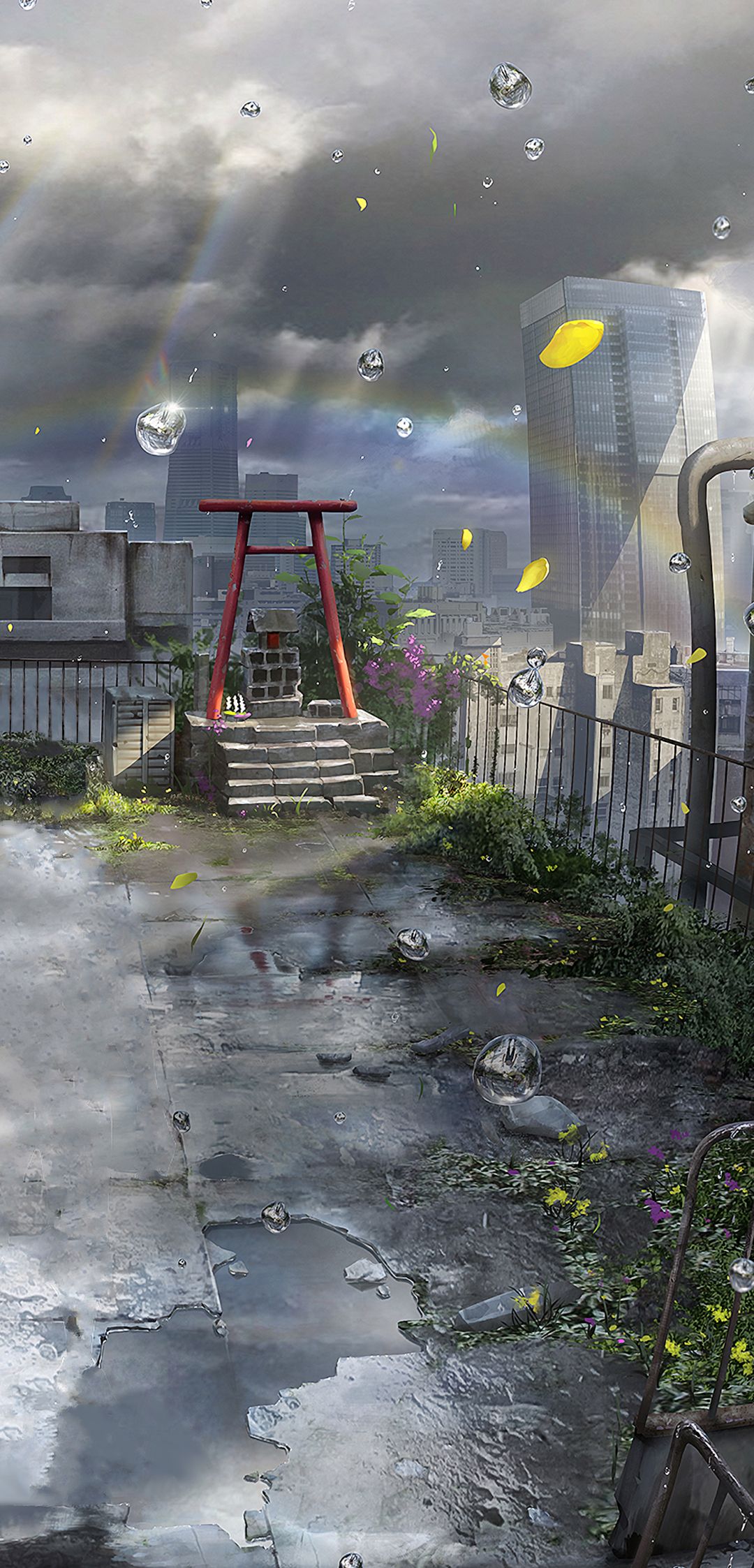 Mobile wallpaper: Anime, Weathering