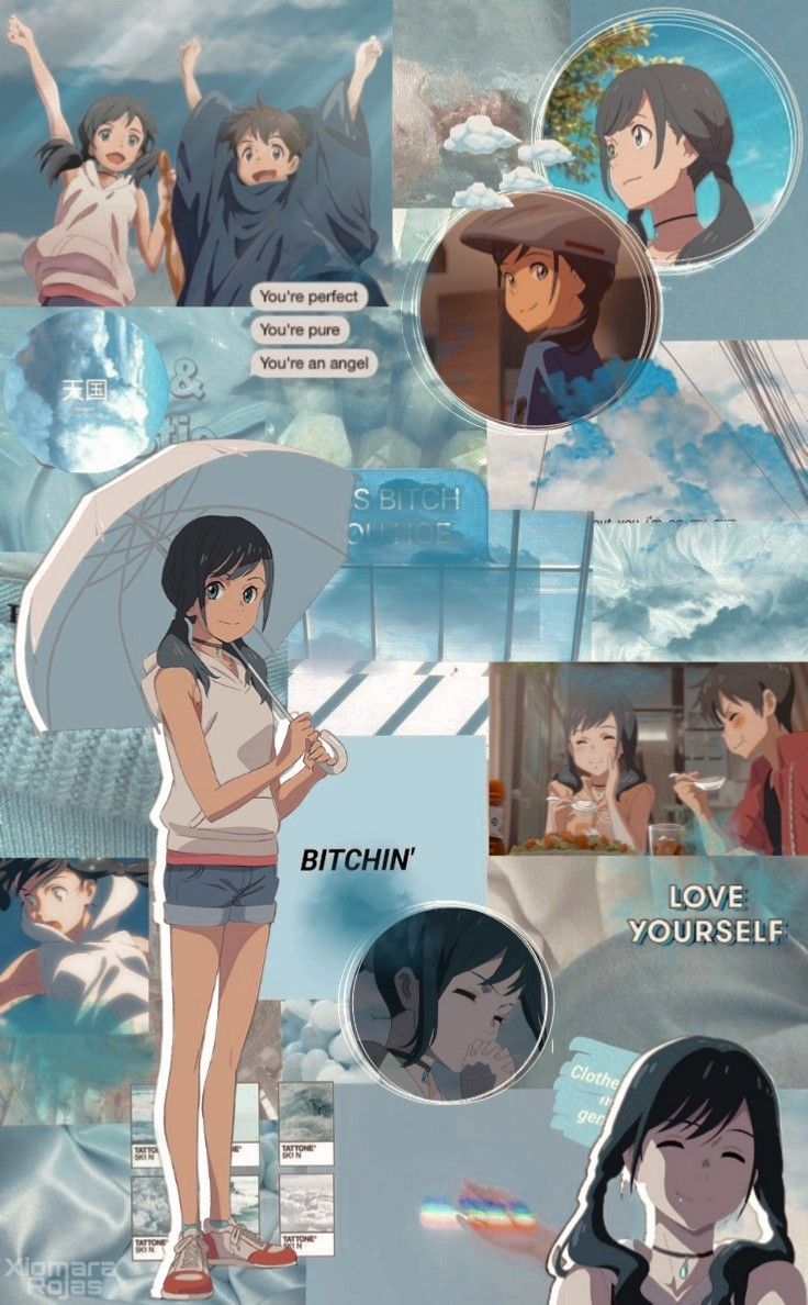 Hina Amano wallpaper Tenki no Ko. Cute