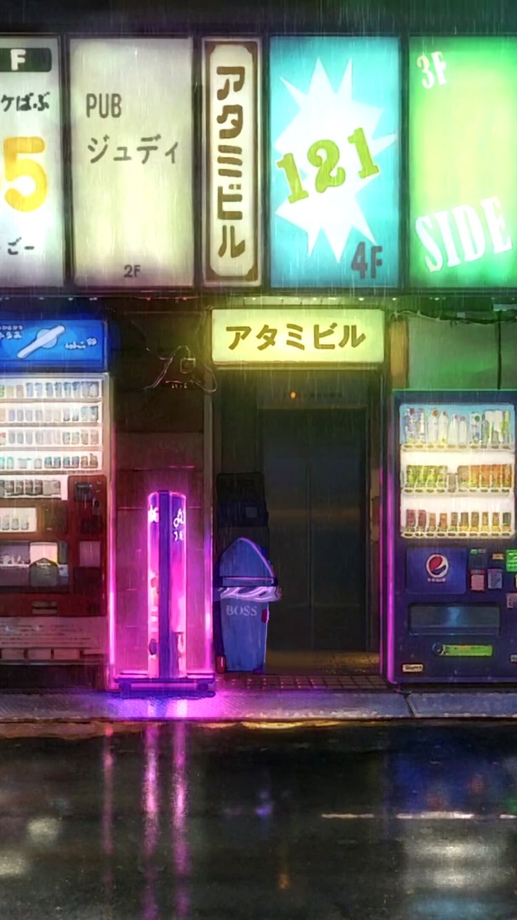 Mobile wallpaper: Anime, Weathering