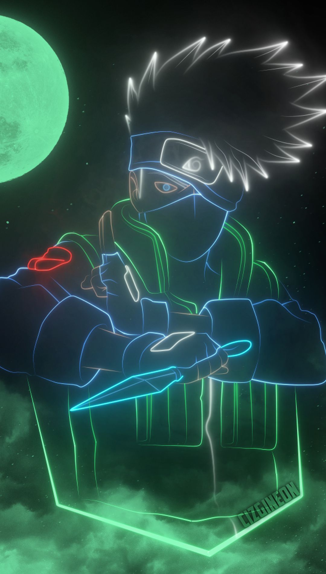 Naruto Neon iPhone Wallpaper HQ