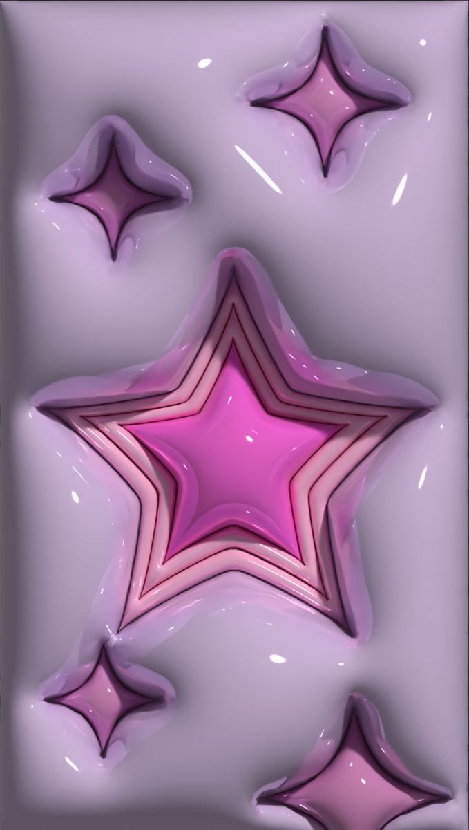 Purple Pink Wallpaper With Stars