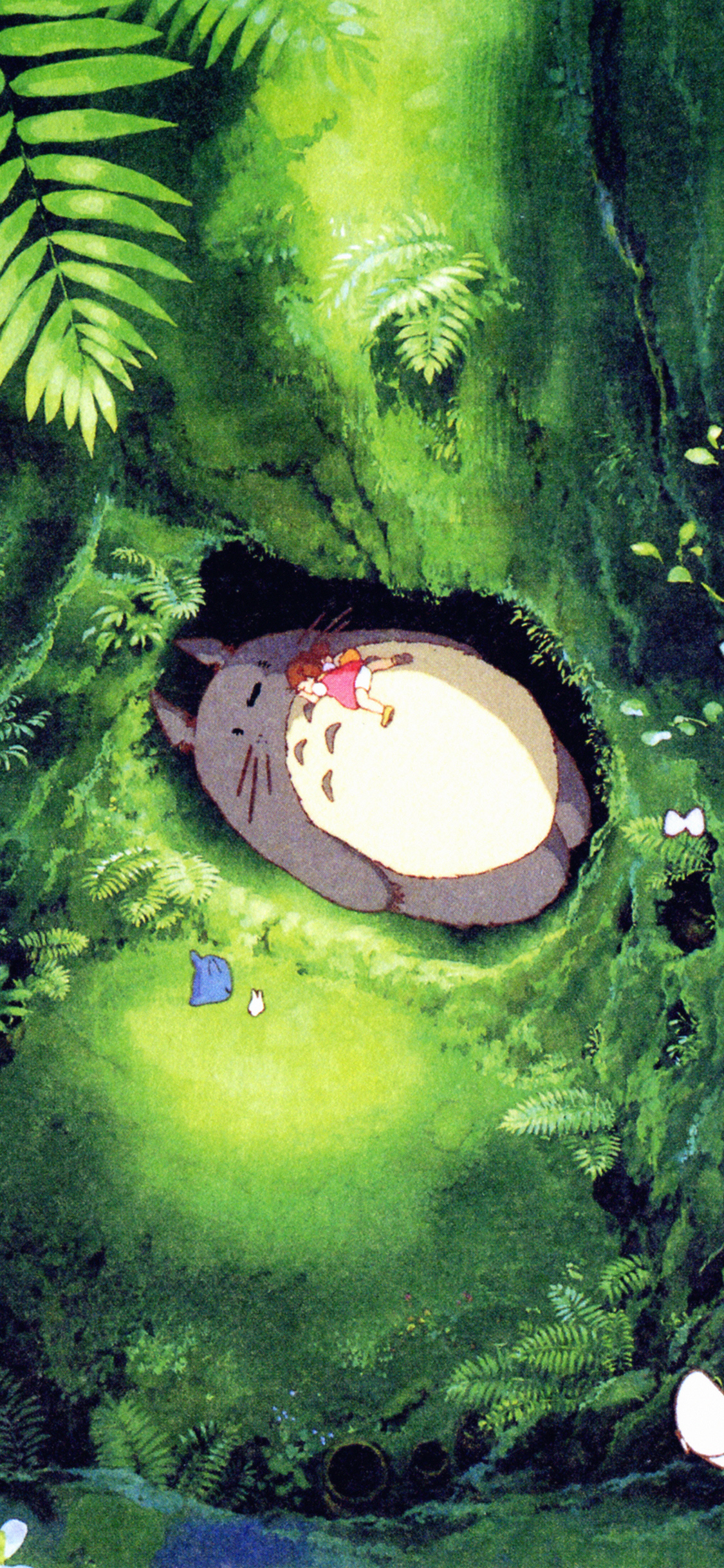 Japan Totoro Art Green Anime