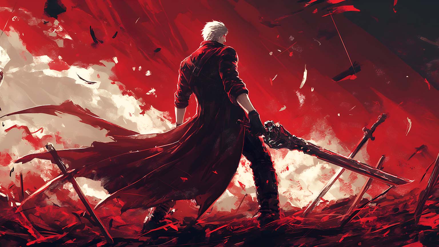 Cry Dante Epic Desktop Wallpaper