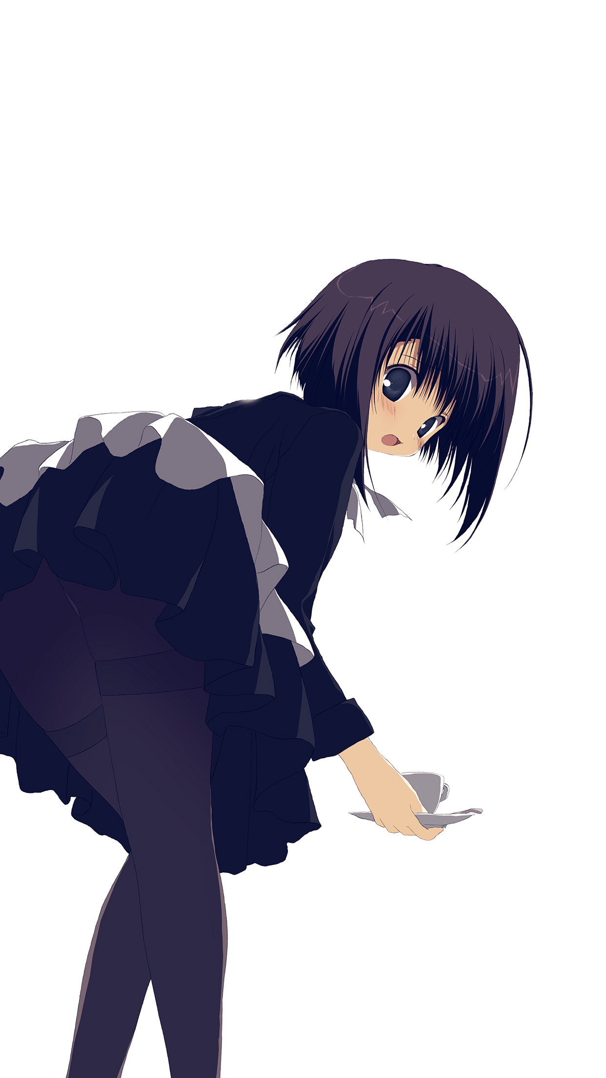 Girl Anime Black Dress Cute