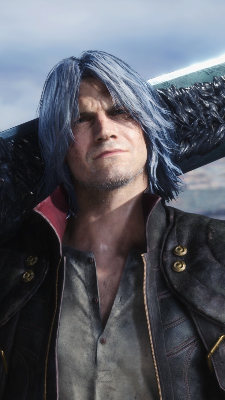 Dante (Devil May Cry) Phone Wallpaper