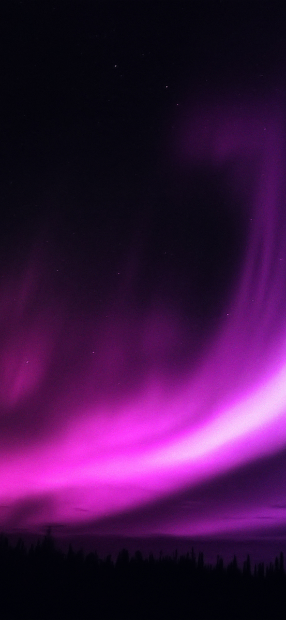 Aurora Purple Night Sky Beautiful