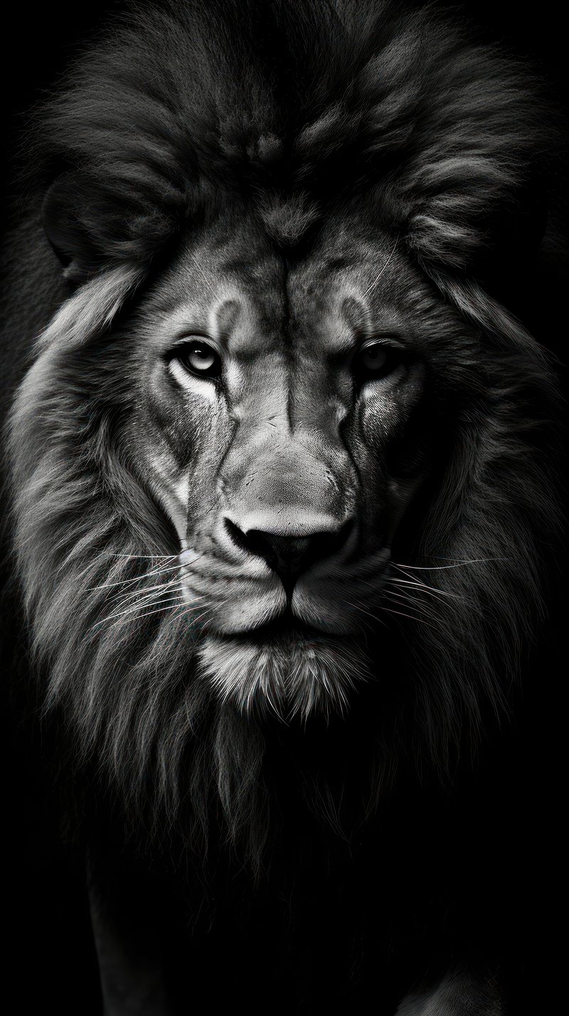 Black Lion Background Image. Free