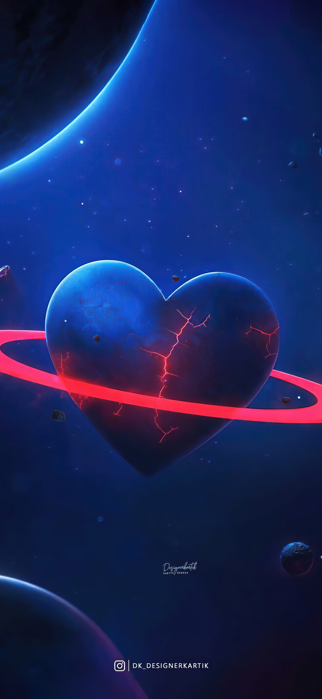 Love Broken Planet iPhone XS